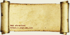 Emilija Galjković vizit kartica